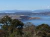 View towards Eaglehawk Neck from Mt Nelson Signal Station